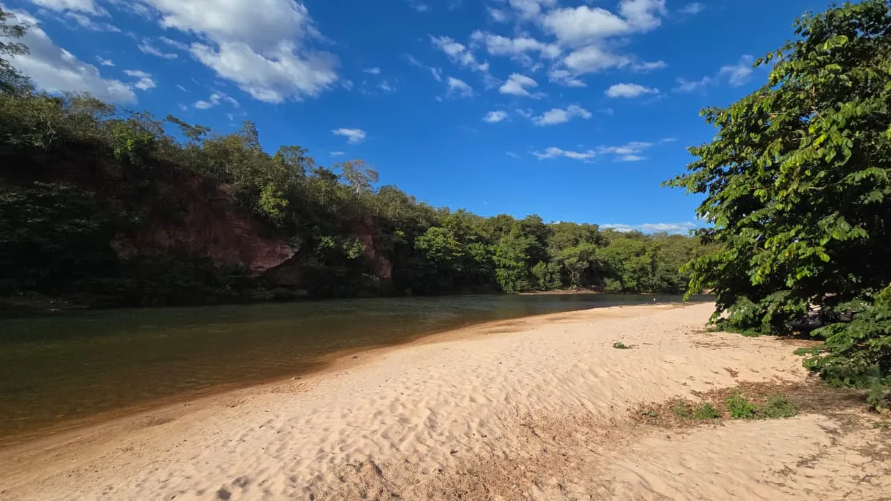 A Praia do Isaias, nos fundos da propriedade que lhe dá o nome